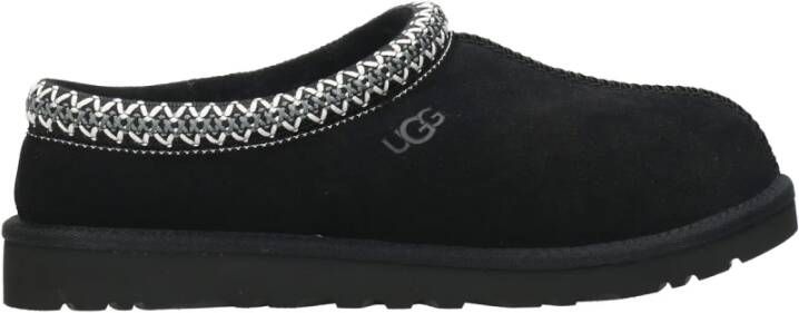 Ugg Zwarte Suede Tasman Pantoffels Black Heren