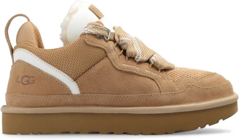 UGG Lage Sneakers Dames W Lowmel Maat: 40 Materiaal: Suède Kleur: Beige