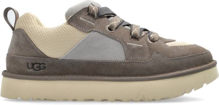 UGG Lage Sneakers Heren M Lo Lowmel Maat: 40 Materiaal: Suède Kleur: Taupe