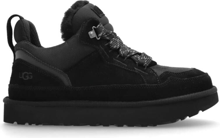 UGG Lage Sneakers Heren M Lowmel Maat: 48 5 Materiaal: Suède Kleur: Zwart