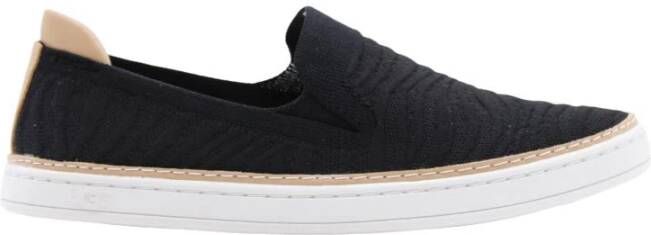 Ugg Sammy Wavy Sneaker voor Dames in Black Knit