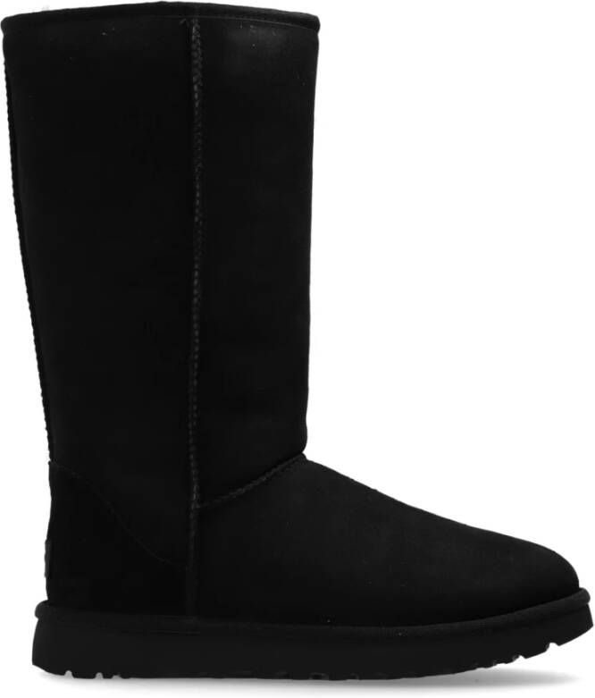 UGG Vachtlaarzen Dames Classic Tall Ii Maat: 41 Materiaal: Suède Kleur: Zwart