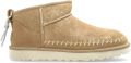 UGG Vachtlaarzen Dames W Classic Ultra Mini Biarritz Suède Beige - Beige