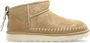 UGG Vachtlaarzen Dames W Classic Ultra Mini Biarritz Maat: 37 Materiaal: Suède Kleur: Beige - Thumbnail 1