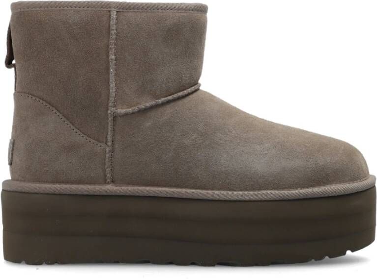 Ugg Classic Mini-laars met plateauzool voor Dames in Smoke Plume