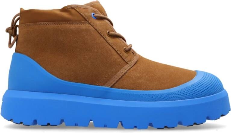 UGG Veterschoenen Heren Neumel Weather Hybrid Maat: 41 Materiaal: Suède Kleur: Cognac
