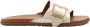 UGG Slippers Dames W Solivan Buckle Slide Maat: 36 Materiaal: Leer Kleur: Goud - Thumbnail 1