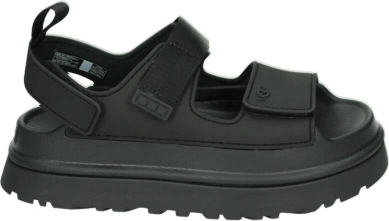 UGG Plateausandalen Goldenglow zomerschoen strandschoen plateausandaal met klittenbandsluitingen