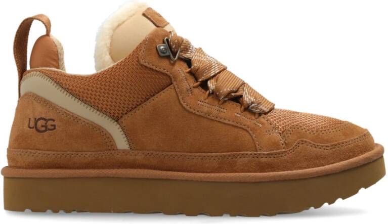 UGG Lage Sneakers W Lowmel Maat: 39 Materiaal: Suède Kleur: Cognac