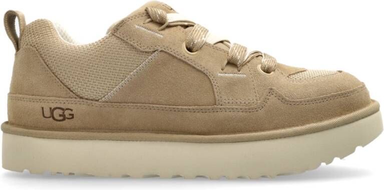 UGG Lage Sneakers Heren M Lo Lowmel Maat: 42 Materiaal: Suède Kleur: Beige