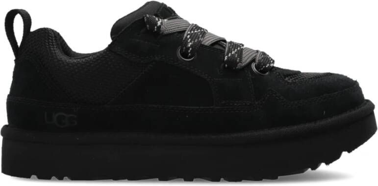 UGG Sneakers Heren M Lo Lowmel Maat: 43 Materiaal: Suède Kleur: Zwart