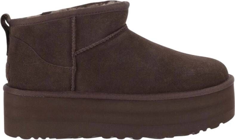 Ugg Classic Ultra korte laars met plateauzool voor Dames in Brown