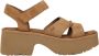 UGG Dames W New Heights Ankle Strap Maat: 39 Materiaal: Suède Kleur: Cognac - Thumbnail 1