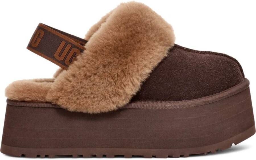 Ugg W Funkette Slippers Dames burnt cedar maat: 40 beschikbare maaten:36 37 38 39 40 41