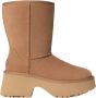 UGG Boots Dames Classic Short New Heights Maat: 40 Materiaal: Suède Kleur: Cognac - Thumbnail 1