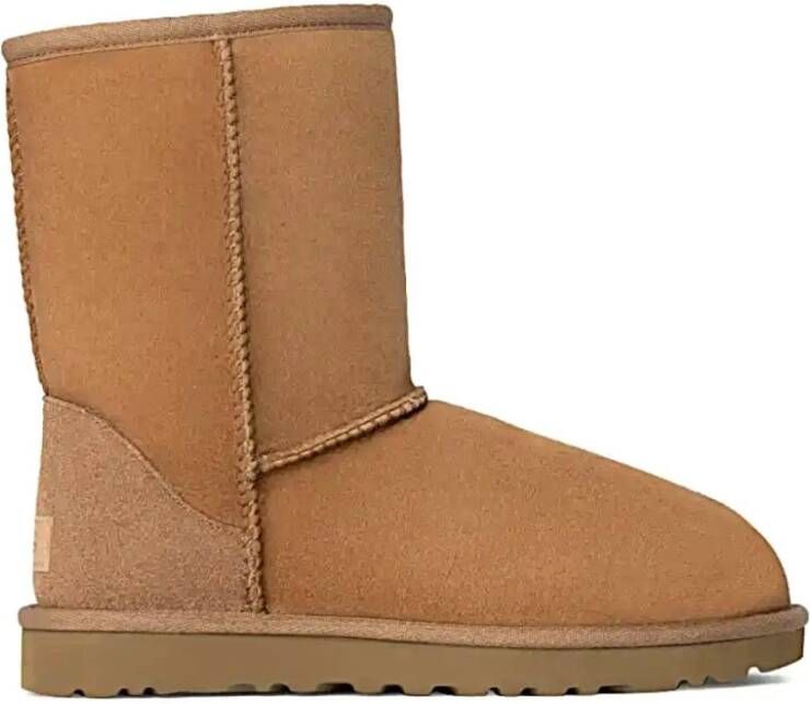 UGG Klassieke laarzen Heren Boots Laarzen Herenschoenen Suède Classic short Cognac - Foto 8