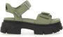 Ugg Stijlvolle Sandalen voor de Zomer Green Dames - Thumbnail 1