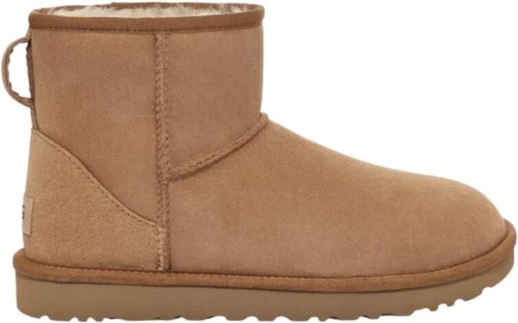 Ugg Klassieke Mini Regenerate Leren Laarzen voor Dames Brown
