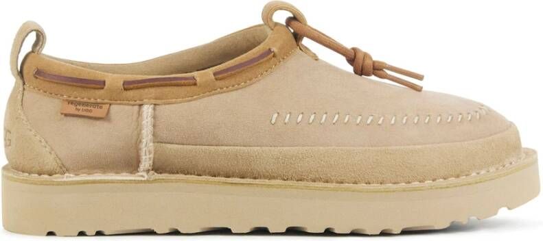 Ugg Suède Enkellaarsjes Zand Beige Dames