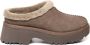 UGG Clogs NEW HEIGHTS COZY CLOG Mule flats pantoffel plateau schoen met gepolsterde voetbed - Thumbnail 1