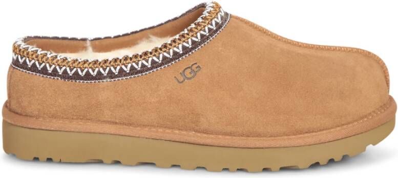 UGG Pantoffels Dames Sloffen Instappers Suède Harde zool Dichte hiel 5955 Zwart - Foto 12
