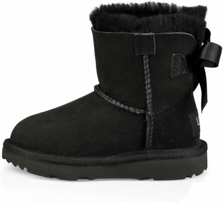 Ugg Mini Bailey Bow II laars voor Grote Kinderen in Black Leder