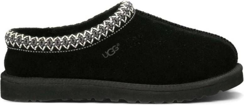 Ugg Zwarte Suede Tasman Pantoffels Black Heren