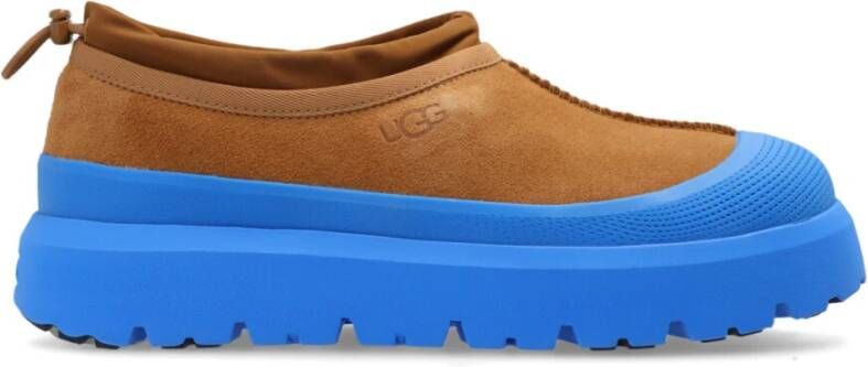 UGG Pantoffels Dames Tasman Weather Hybrid Suède Cognac