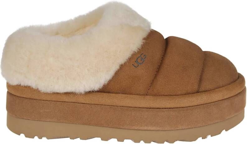 UGG Pantoffels Dames Tazzlita Maat: 37 Materiaal: Suède Kleur: Cognac