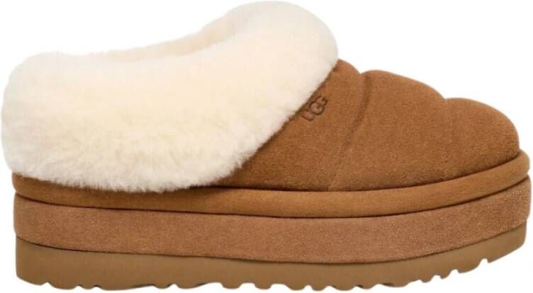 UGG Pantoffels Dames Tazzlita Maat: 37 Materiaal: Suède Kleur: Cognac