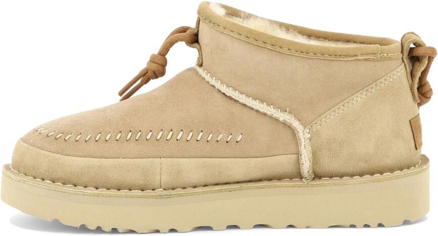 UGG Vachtlaarzen W Ultra Mini Crafted Regenerate Maat: 38 39 Materiaal: Suède Kleur: Beige - Foto 2
