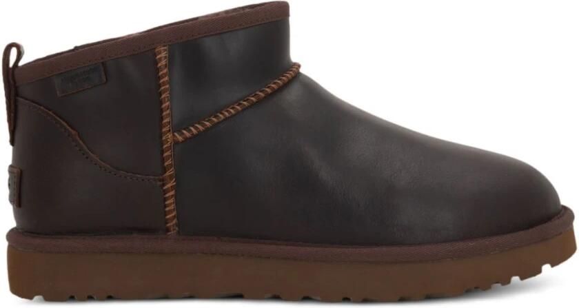 Ugg Classic Ultra Mini Leather Regenerate-laars in Ironwood - Foto 2