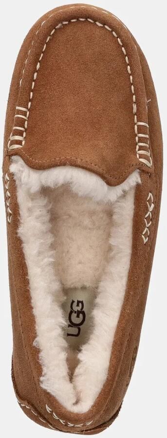 UGG Pantoffels Dames Sloffen Instappers Wol Harde zool Dichte hiel 1106878 Cognac - Foto 6
