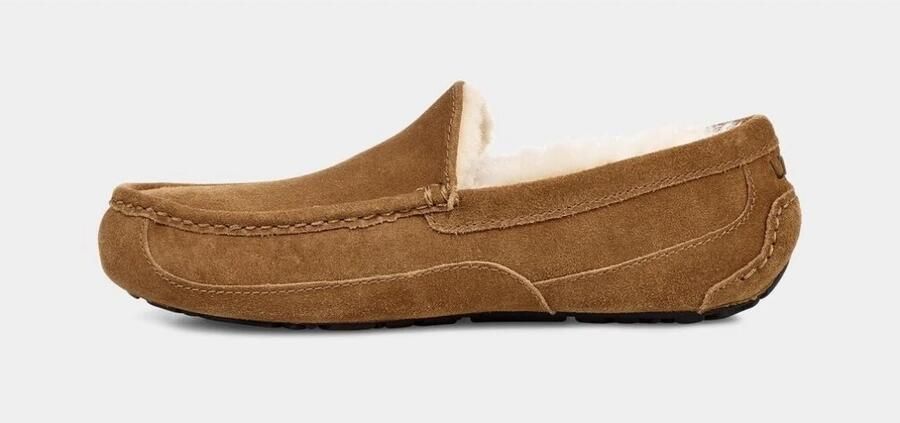 Ugg Shearling Gevoerde Loafers Kastanje Suède Brown Heren - Foto 11