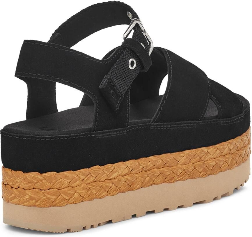 Ugg Low-Top Sneakers Sandalen Aubry mit Nieten & Plateau-Sohle in zwart - Foto 2