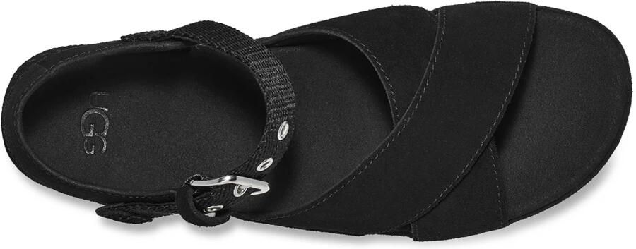 Ugg Low-Top Sneakers Sandalen Aubry mit Nieten & Plateau-Sohle in zwart - Foto 6