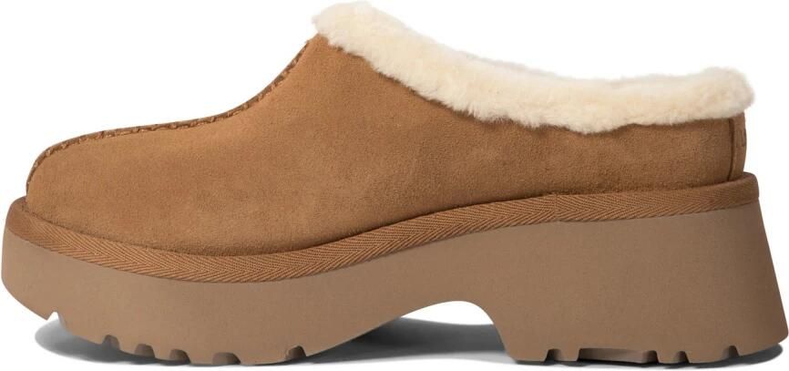 UGG Instappers Dames New Heights Cozy Clog Maat: 37 Materiaal: Suède Kleur: Cognac - Foto 2