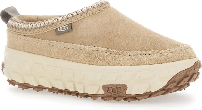 UGG Beige Muiltjes met Decoratieve Stiksels - Foto 3