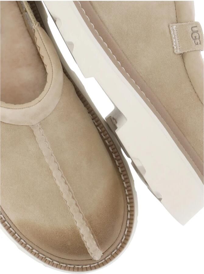 UGG Beige Suède Leren Platte Schoenen - Foto 2
