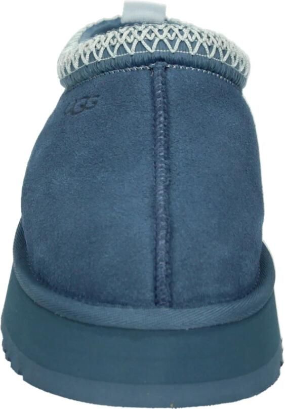 Ugg Blauwe Tazz Slip-On Sneakers met Decoratieve Stiksels Blue Dames