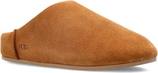 UGG Bruine Schapenvacht Gevoerde Platte Schoenen