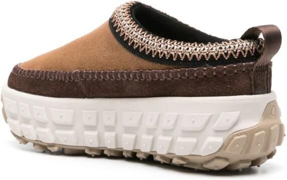 UGG Platte Suède Schoenen met Stoffen Details - Foto 3