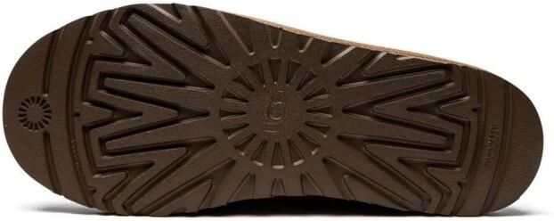 UGG Pantoffels Sloffen Instappers Suède Harde zool Dichte hiel 5955 Zwart - Foto 10