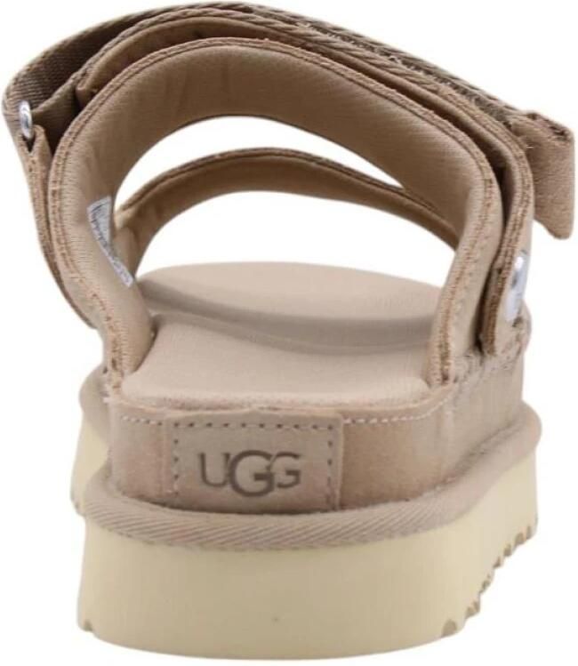 UGG Slippers Dames W Goldenstar Glide Maat: 37 Materiaal: Suède Kleur: Beige