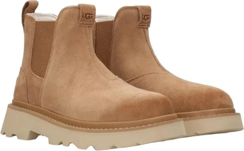 UGG heren chelsea boot Chelsea Lug suède camel - Foto 4