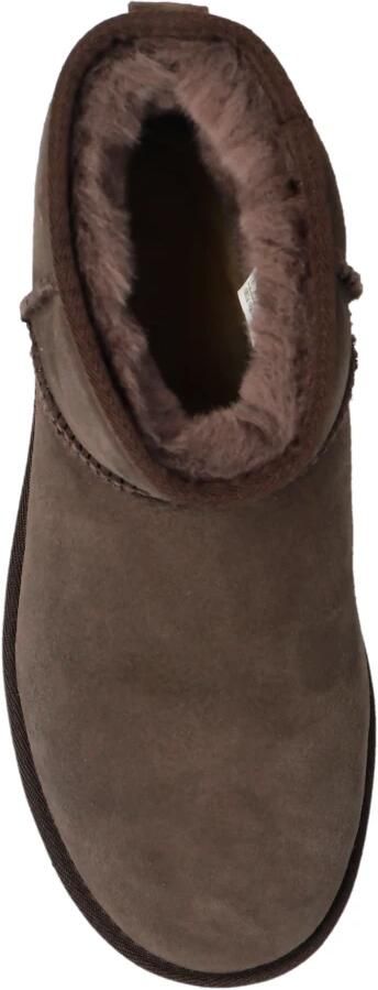 UGG Vachtlaarzen Dames W Classic Mini Ii Maat: 43 Materiaal: Suède Kleur: Bruin - Foto 4