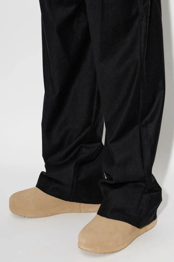 UGG Beige leren Classic Mini Enwrap enkellaarsjes - Foto 8
