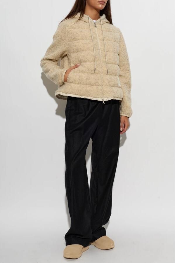 UGG Beige leren Classic Mini Enwrap enkellaarsjes - Foto 9
