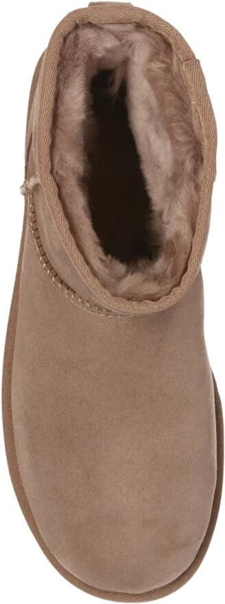 UGG Enkellaarsjes Dames Laarzen Damesschoenen Suède Classic Mini II Beige combi - Foto 6