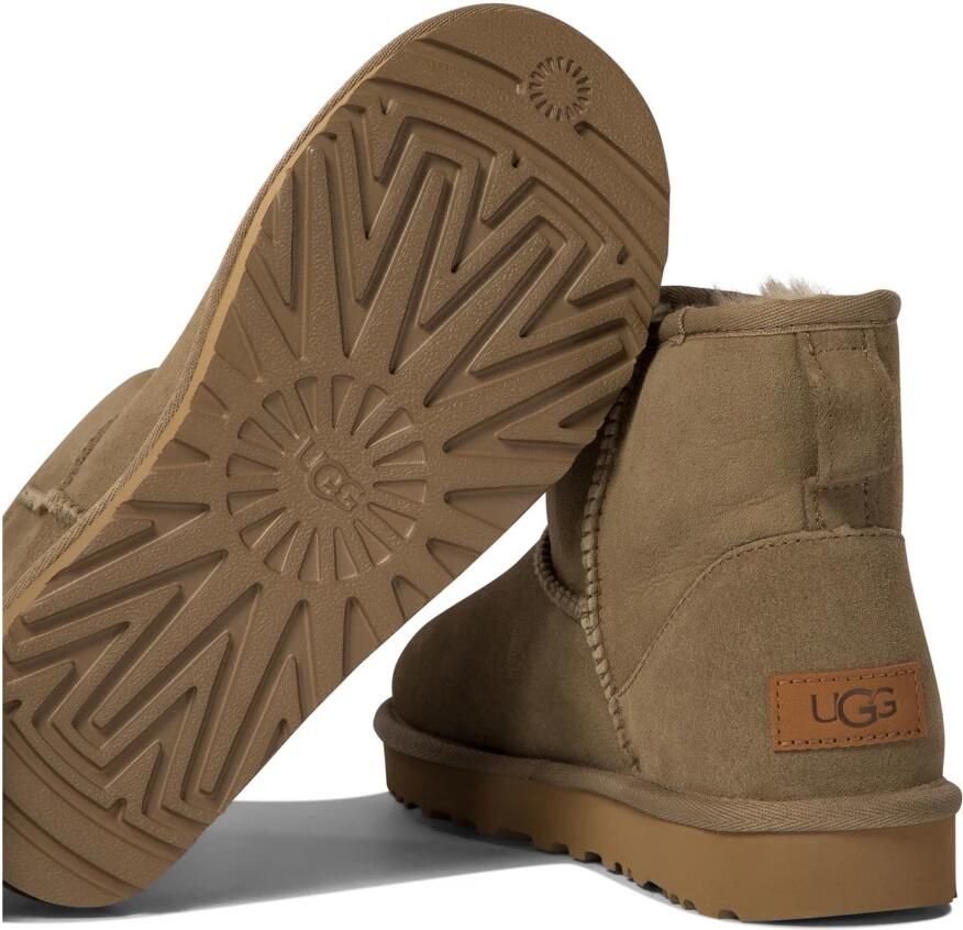 UGG Vrouwen Suède Enkellaarsjes Laarzen Damesschoenen 1016222 Groen - Foto 3
